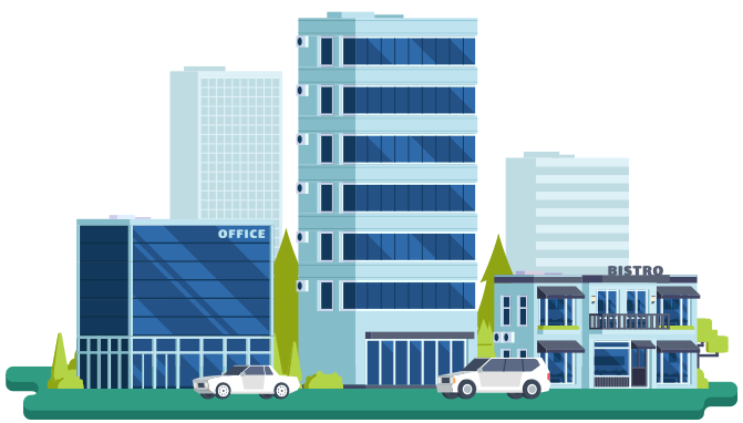 Modern office building
